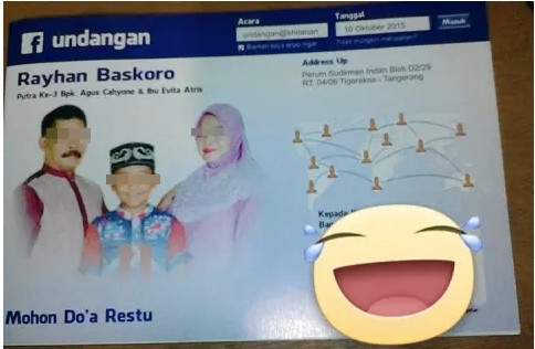 12 Foto lucu undangan sunatan ini bikin auto senyum