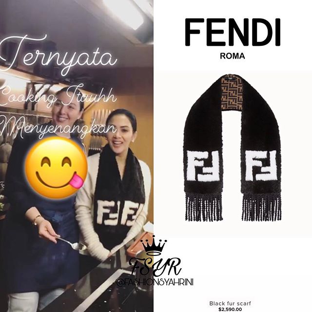 Harga 10 syal Syahrini saat berlibur, ada yang Rp 85 juta