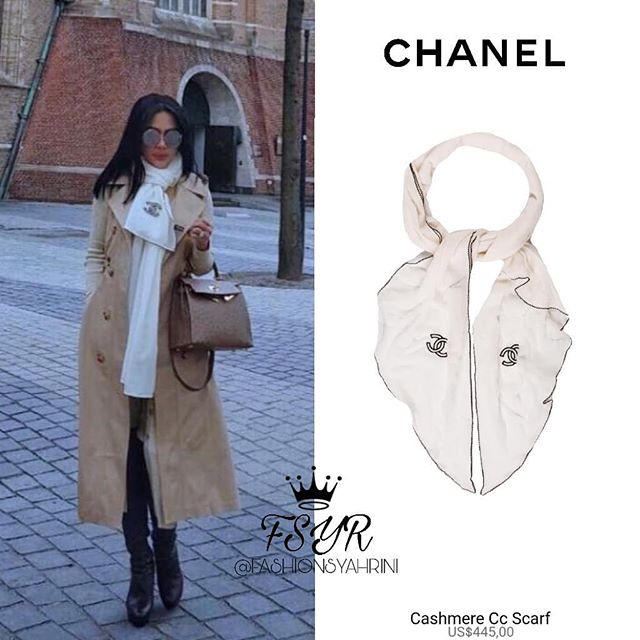 Harga 10 syal Syahrini saat berlibur, ada yang Rp 85 juta