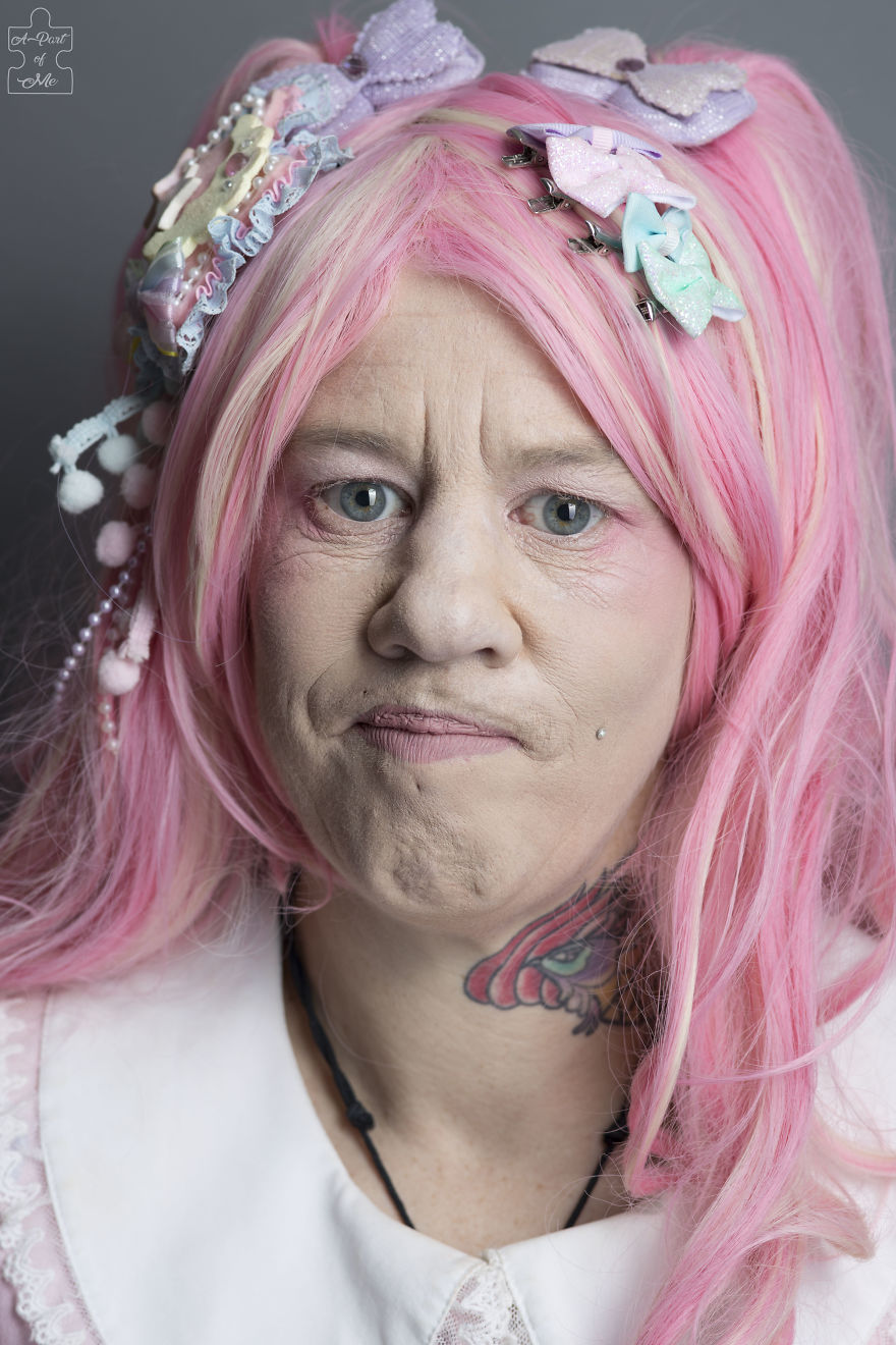 Ekspresi 12 orang pengidap penyakit mental, tatapannya penuh makna