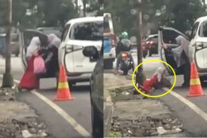 Perlakuan ibu marahi dan usir anak di tengah jalan ini bikin geram