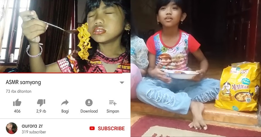 Video bohongnya viral, bocah ini akhirnya bisa makan samyang asli