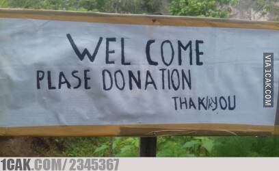 12 Tulisan bahasa Inggris di papan peringatan ini bikin tepuk jidat