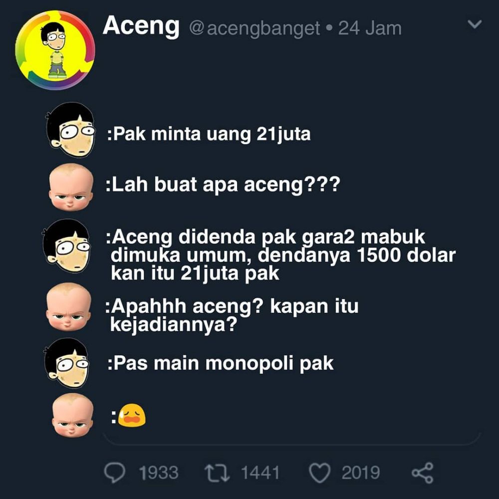 12 Obrolan lucu bikin bapak pusing ini endingnya kocak abis