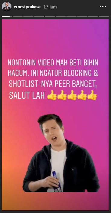Ernest Prakasa komentari Youtuber suka rayakan subscriber, nampol