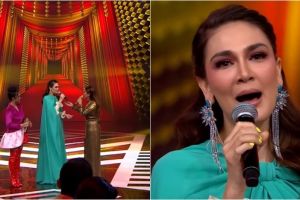 Luna Maya bernyanyi Sang Penggoda dengan Tata Janeeta, curhat?