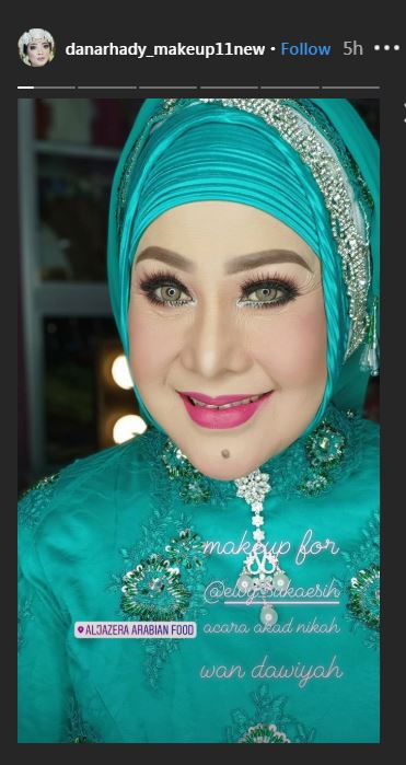 9 Momen pernikahan Dhawiya dan sang kekasih, mahar Rp 100 ribu