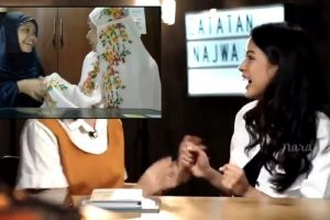 Bikin parodi Najwa Shihab-Maudy Ayunda, aksi cewek ini kocak