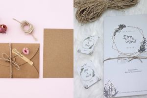 25 Desain undangan pernikahan simpel, unik, dan berkesan