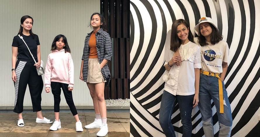 9 Momen akrab Ersa Mayori dan putri sulungnya ini bak kakak-adik