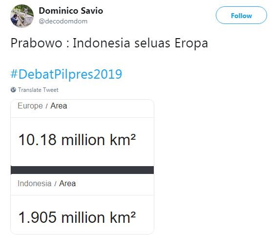 10 Meme lucu 'Indonesia seluas benua Eropa' ini menggelitik abis