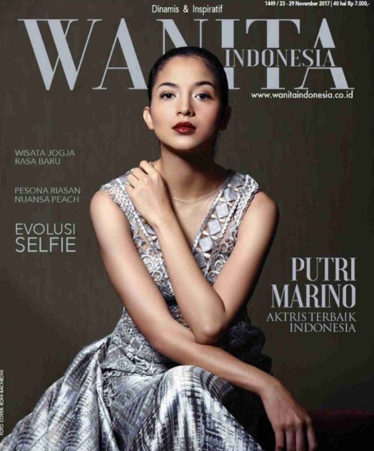 10 Potret Putri Marino bermakeup tebal, berhasil bikin pangling