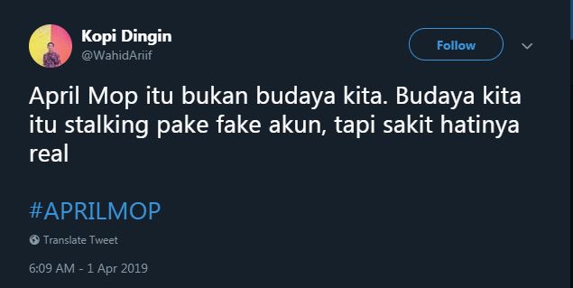 10 Cuitan lucu 'April Mop bukan budaya kita' ini ngeselin abis