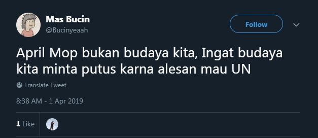 10 Cuitan lucu 'April Mop bukan budaya kita' ini ngeselin abis