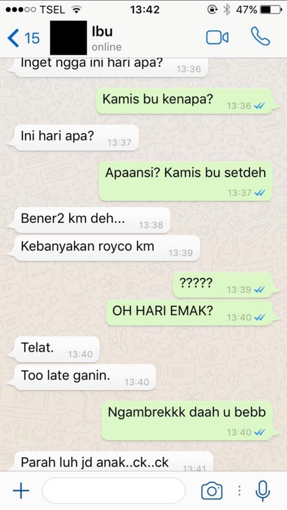 10 Chat lucu anak dengan ibunya ini kocak banget