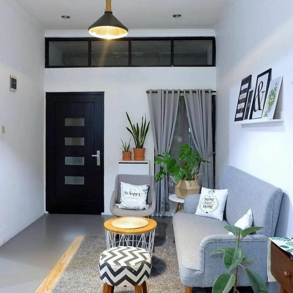 25 Desain ruang  tamu  minimalis  terbaik bikin rumah makin 