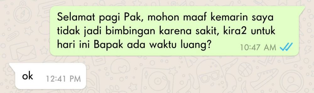 12 Obrolan lucu susahnya bertemu dosen pembimbing, bikin nyengir