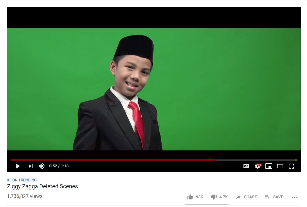 5 Adegan menarik yang tak ada di video klip Ziggy Zagga, unik