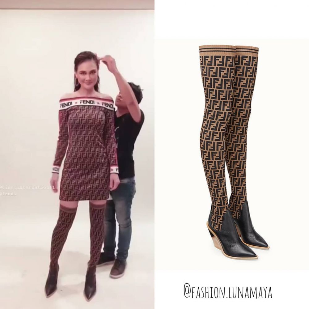 10 Sepatu boots Luna Maya ini harganya fantastis, ada Rp 27 juta