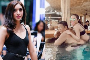 Liburan bareng Hotman Paris, busana Millen Cyrus tuai kritikan