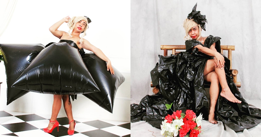 10 Gaun Mimi Peri dari kantong plastik ini nyeleneh tapi kreatif