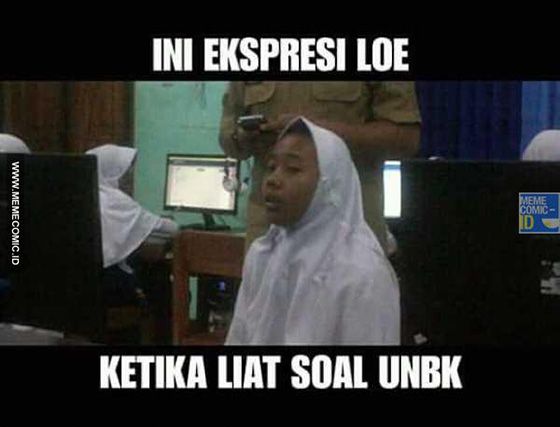 10 Meme lucu jawaban Ujian Nasional ini bikin tepuk jidat