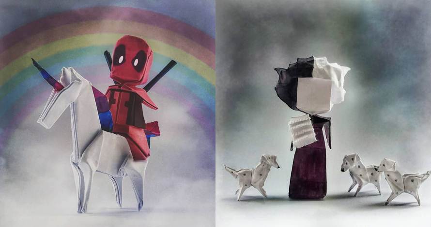 10 Tokoh film ini dibuat cuma dari kertas origami, kreatif abis