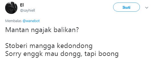 75 Pantun lucu mantan ngajak balikan, ngeselin tapi bikin ngakak