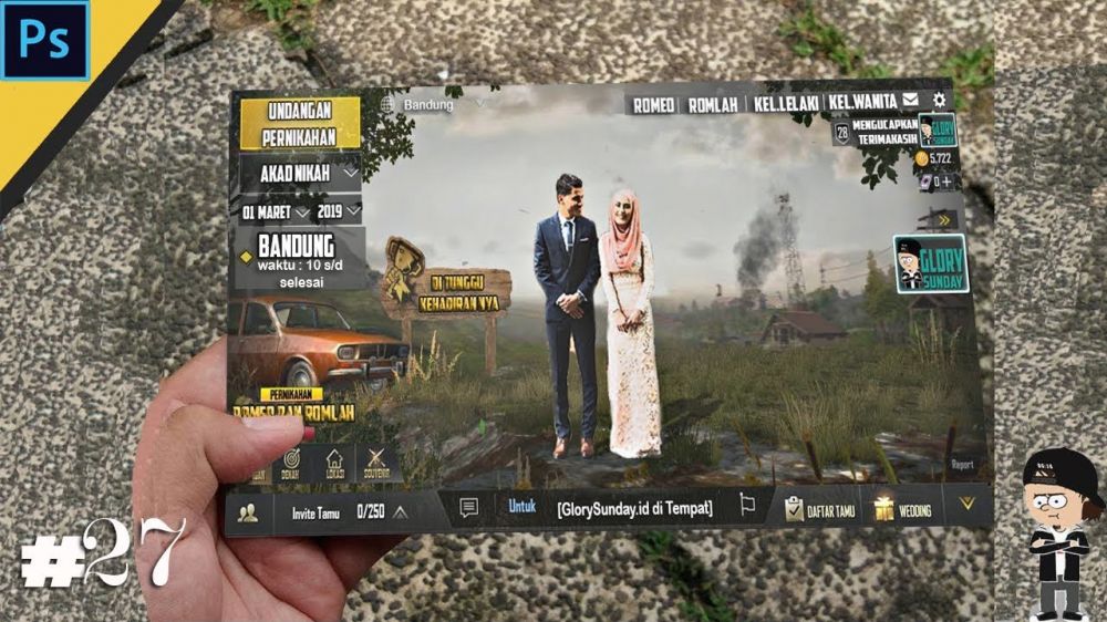 11 Desain undangan pernikahan para gamers ini lucu dan unik abis