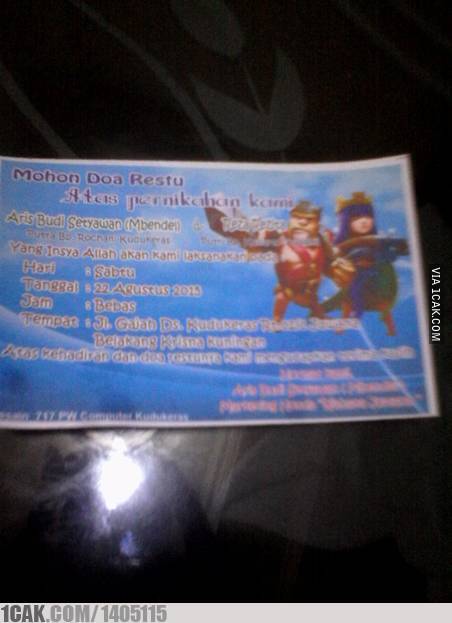 11 Desain undangan pernikahan para gamers ini lucu dan unik abis