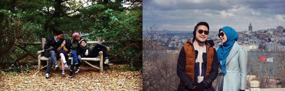 Perbedaan gaya liburan 5 pasangan artis sebelum & sesudah hijrah