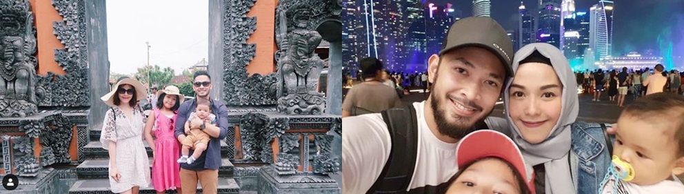 Perbedaan gaya liburan 5 pasangan artis sebelum & sesudah hijrah