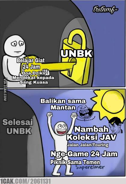 12 Meme lucu habis Ujian Nasional ini bikin tersenyum kecut