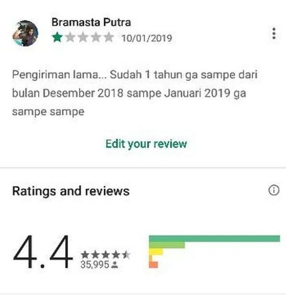 10 Alasan pembeli beri bintang satu online shop ini bikin kesel