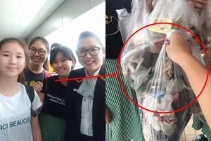 Aksi 5 remaja cantik bersih-bersih stasiun MRT ini bikin kagum