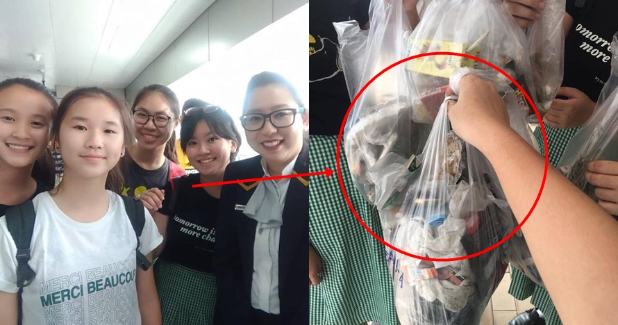 Aksi 5 remaja cantik bersih-bersih stasiun MRT ini bikin kagum