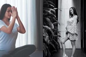 Hamil 6 bulan, ini 10 potret Aura Kasih pamer baby bump