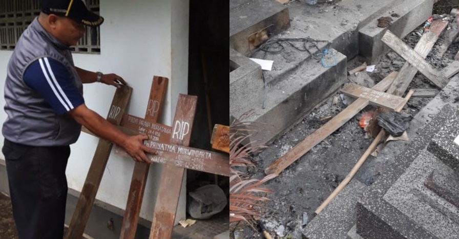 Cerita miris perusakan nisan di Makam Bethesda Mrican Jogja