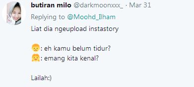 10 Cuitan lucu 'eh kamu belum tidur' ini endingnya kocak abis