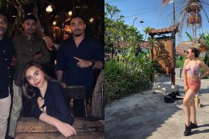 10 Potret liburan Salmafina Sunan di Bali, dikawal bodyguard