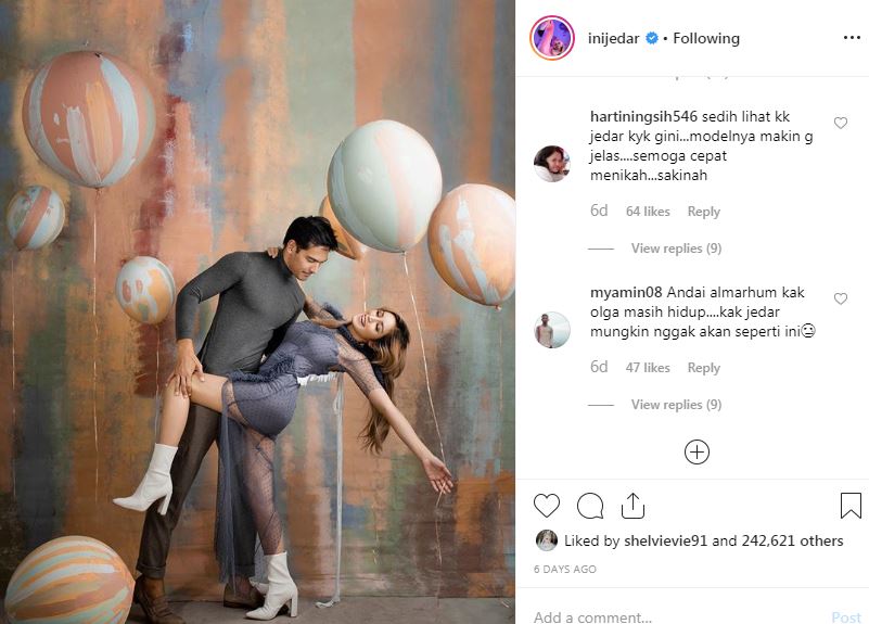 10 Gaya pemotretan Jedar & Richard Kyle ini dinilai kelewat mesra