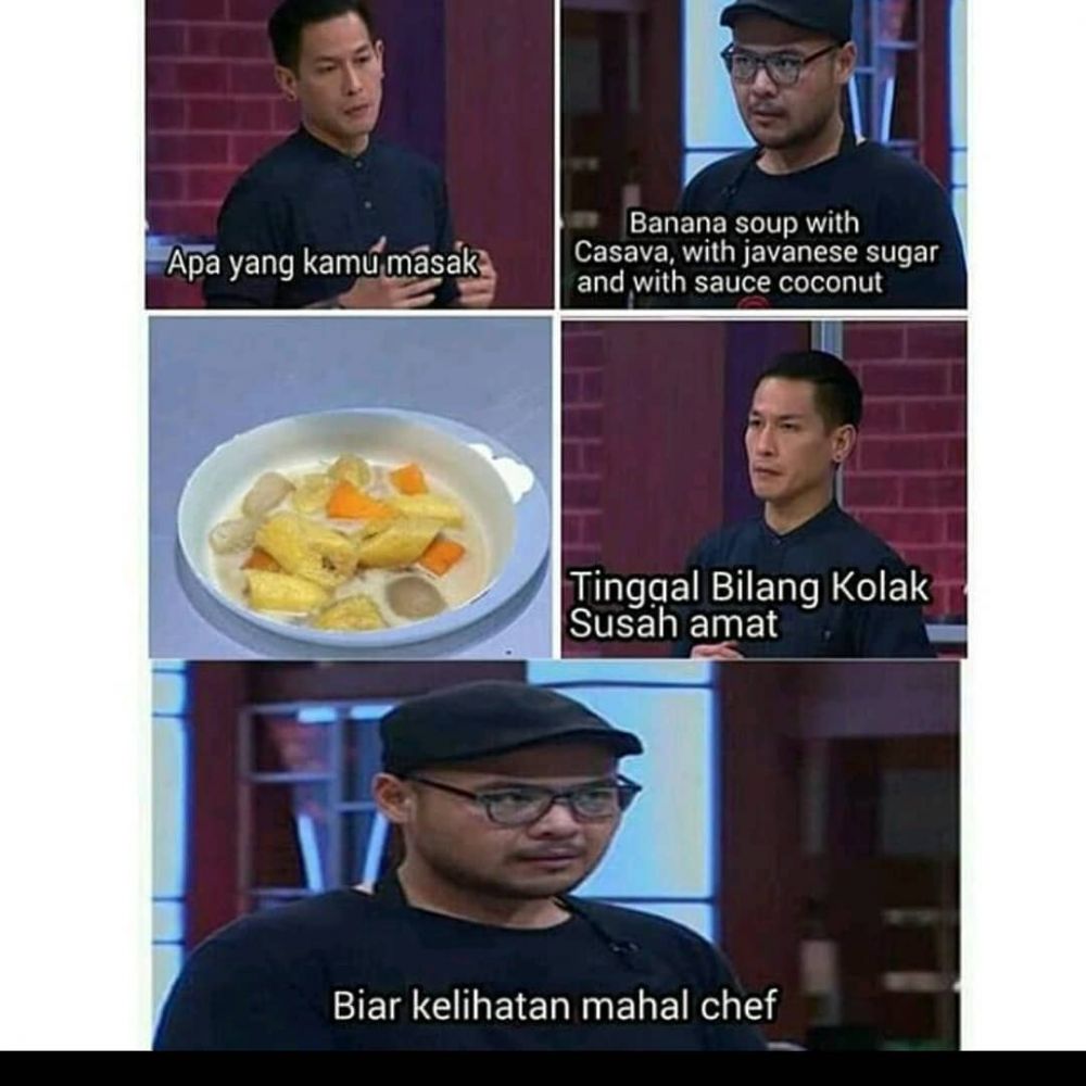 12 Meme Lucu Obrolan Chef Juna Peserta Masterchef