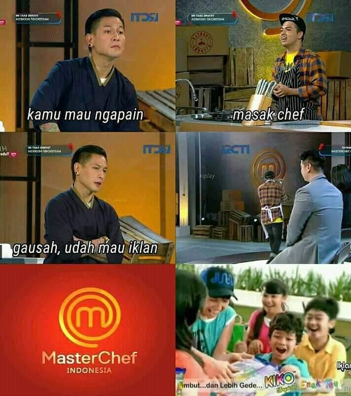 12 Meme lucu obrolan Chef Juna & peserta MasterChef, auto kenyang