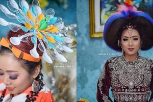 10 Gaya rambut Soimah ini nyentrik abis, mahkota pakai sendok