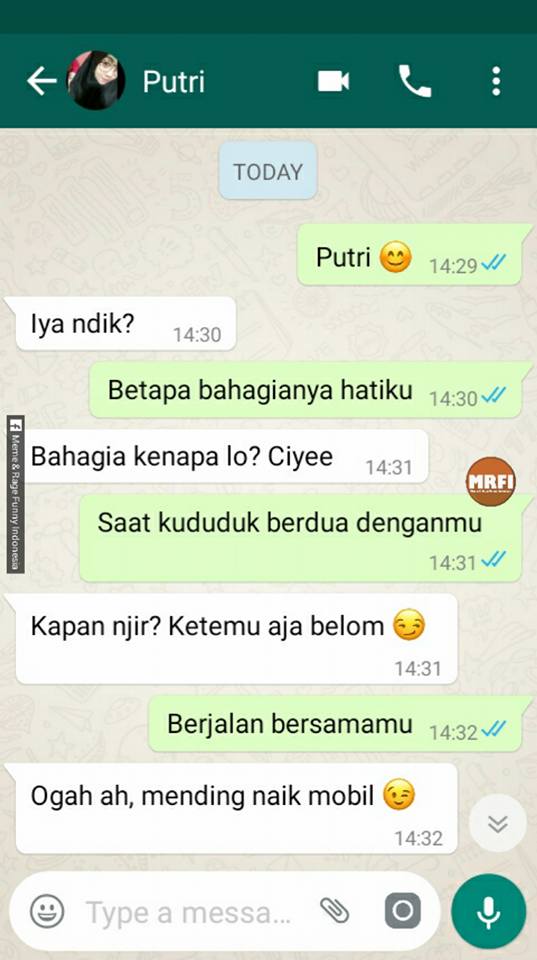 12 Chat lucu terlanjur kegeeran ini endingnya nyesek