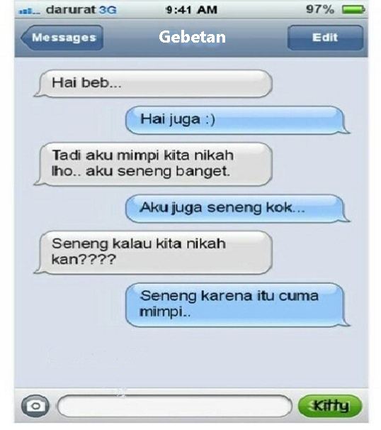 12 Chat lucu terlanjur kegeeran ini endingnya nyesek