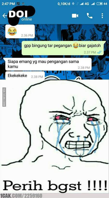 12 Chat lucu terlanjur kegeeran ini endingnya nyesek