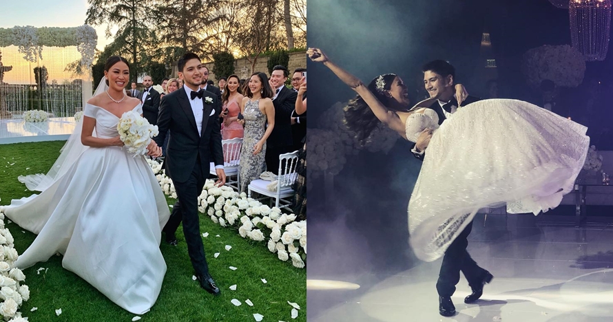 13 Momen pernikahan Kezia Toemion & Aditya Trihatmanto di Los Angeles