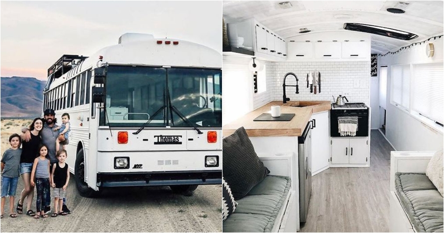 10 Inspirasi rumah dari bus, bentuknya unik dan elegan