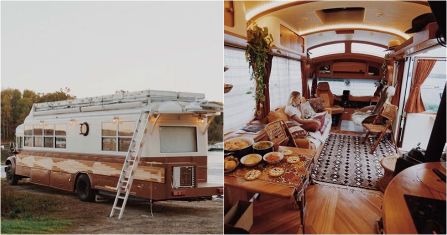 10 Inspirasi rumah dari bus, bentuknya unik dan elegan